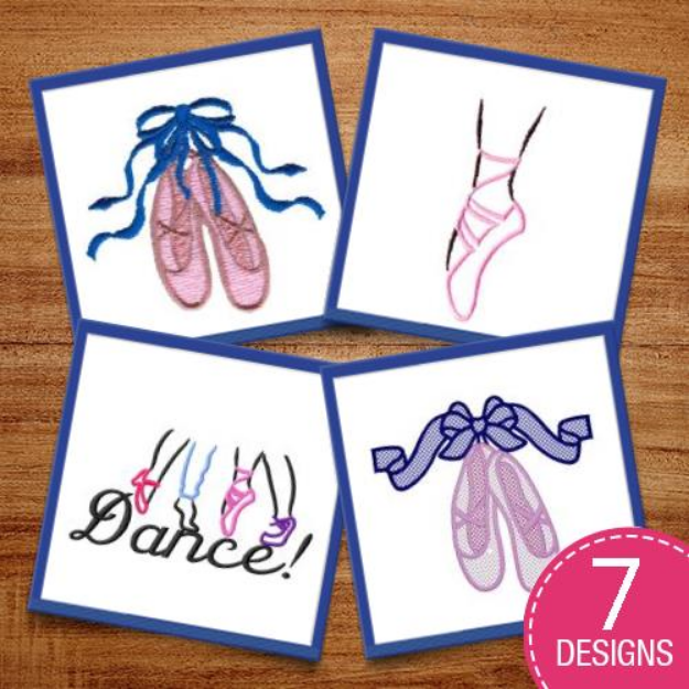 Picture of If The Shoe Fits Embroidery Design Pack
