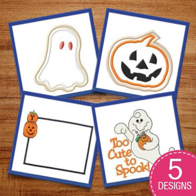 Picture of Too Cute To Spook! Embroidery Design Pack