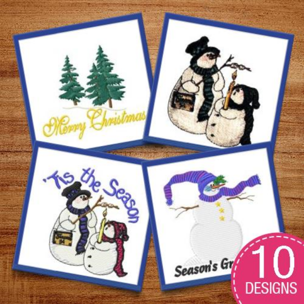 Picture of Winter Delights Embroidery Design Pack