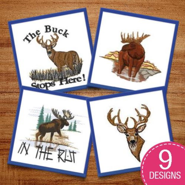 Picture of In The Rut Embroidery Design Pack