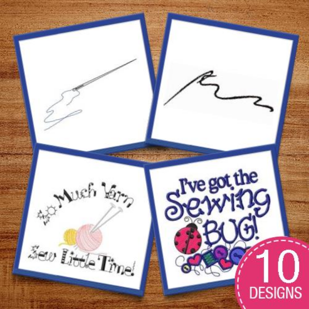 Picture of Sew The Day Away Embroidery Design Pack