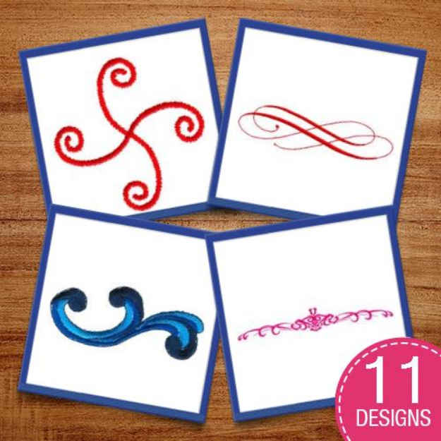 Picture of Pretty Embellishments Embroidery Design Pack