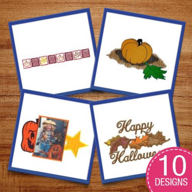 Picture of Be Thankful This Fall Embroidery Design Pack