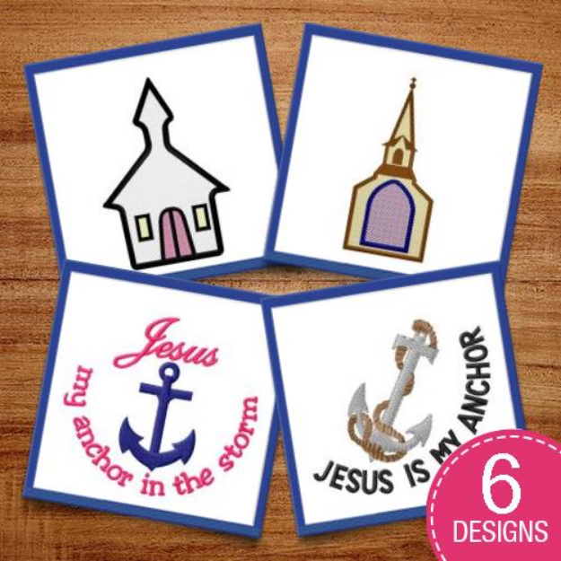 Picture of Religious Designs & Captions Embroidery Design Pack
