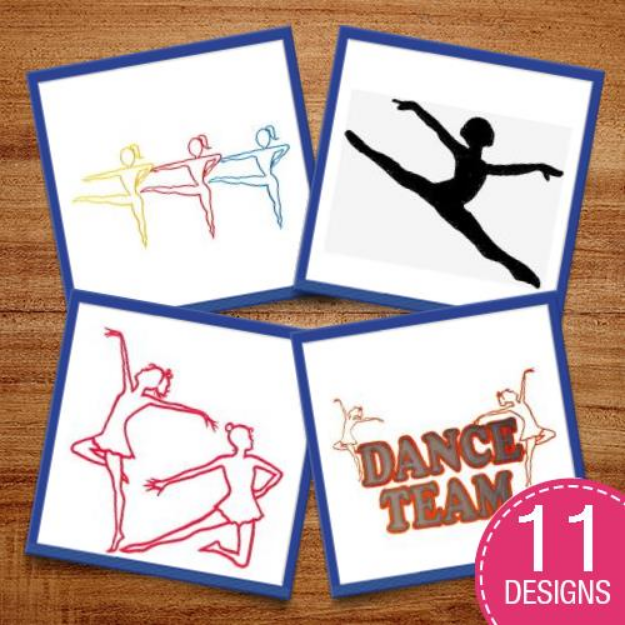 Picture of Dance Team Divas! Embroidery Design Pack