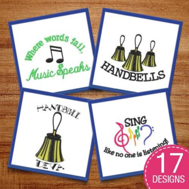 Picture of Strike Up The Band! Embroidery Design Pack