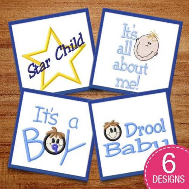 Picture of Baby Boy Fun Embroidery Design Pack