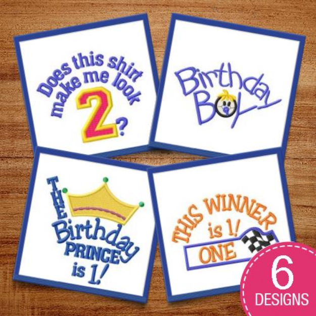 Picture of Birthdays & Babies Embroidery Design Pack