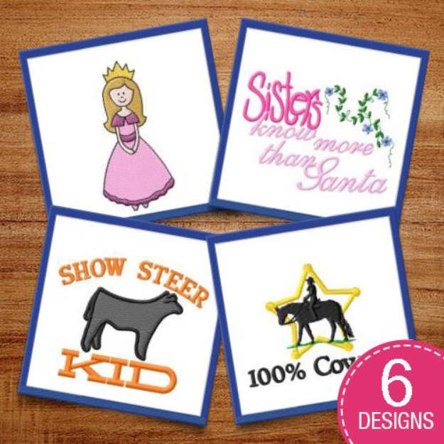 Picture of Kids Are Awesome! Embroidery Design Pack