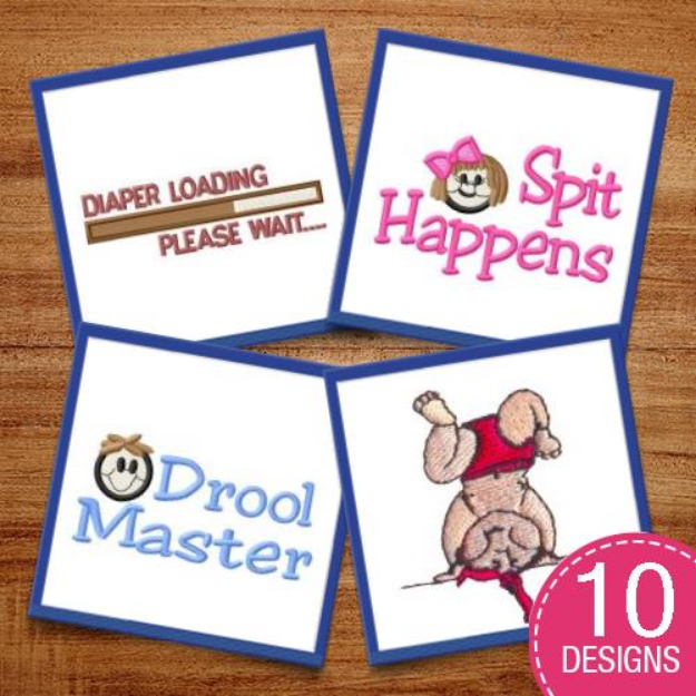 Picture of Drool Masters Embroidery Design Pack