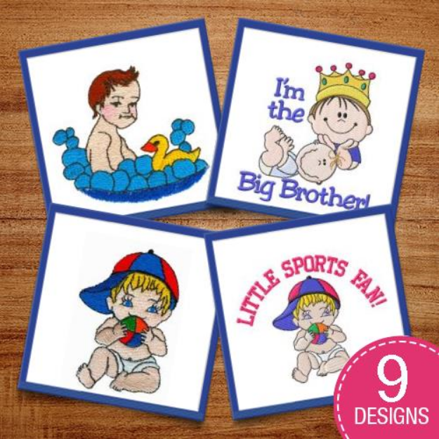 Picture of Its A Boy! Embroidery Design Pack