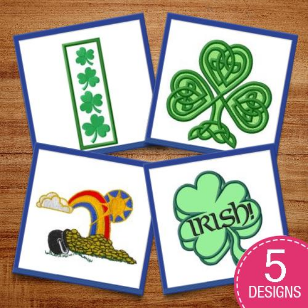Picture of Kissably Irish Embroidery Design Pack