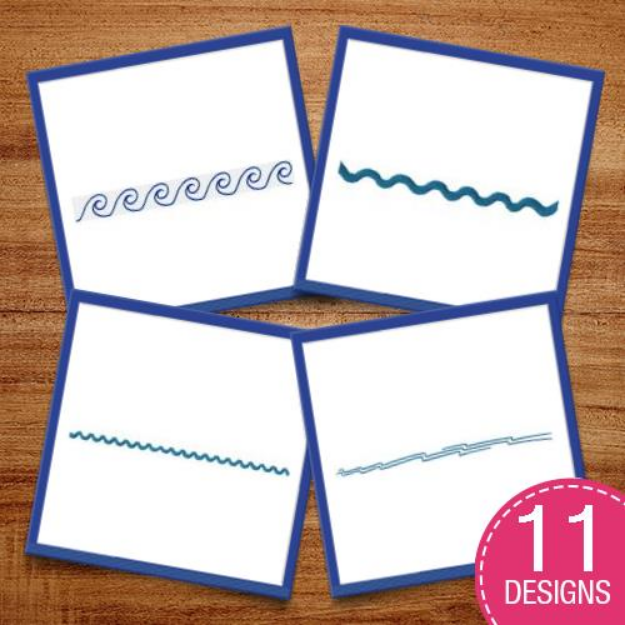 Picture of Nautical Borders Embroidery Design Pack