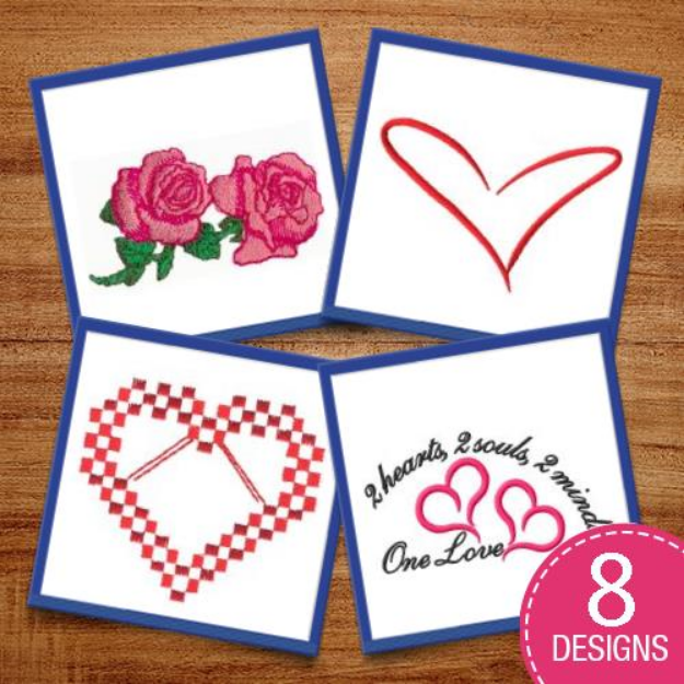 Picture of True Love Embroidery Design Pack