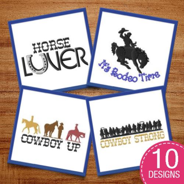 Picture of For The Horse Lovers Embroidery Design Pack