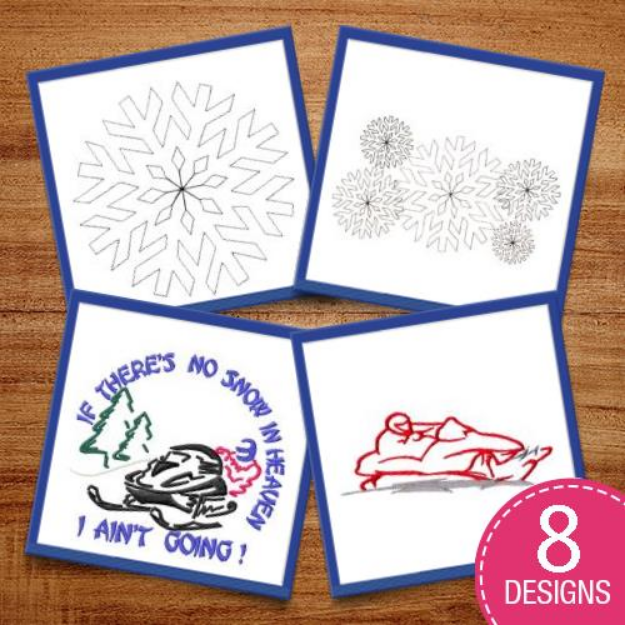 Picture of Winter Season Is Upon Us Embroidery Design Pack