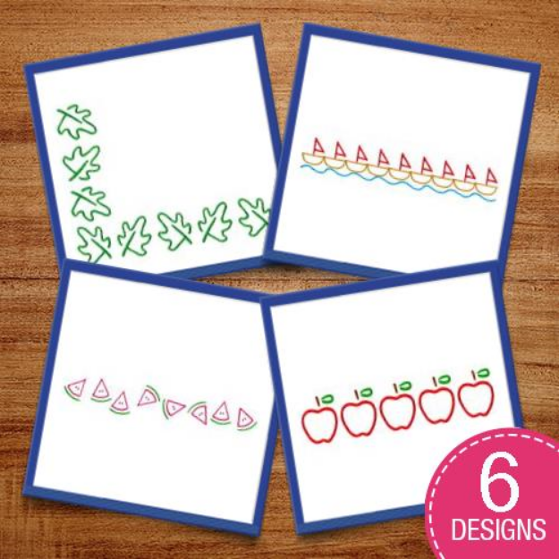Picture of Borders & Edges Embroidery Design Pack