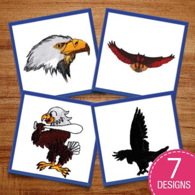 Picture of Avian Mascots Embroidery Design Pack