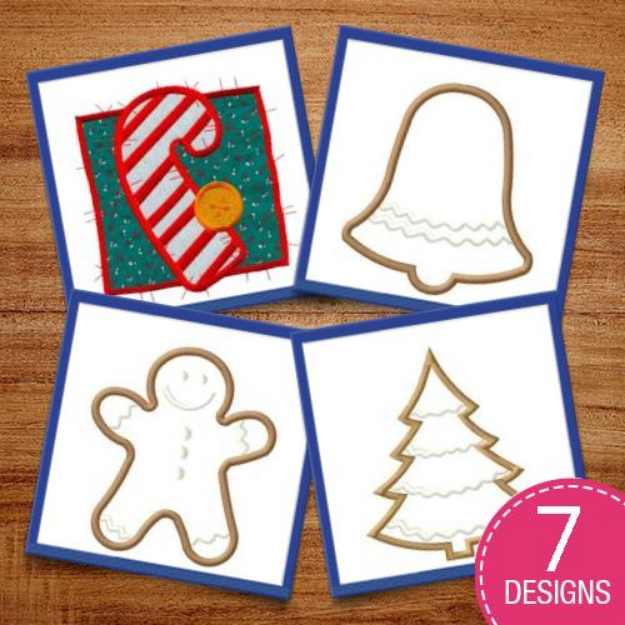Picture of Joyous Christmas Decor Embroidery Design Pack