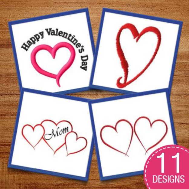 Picture of My Funny Valentine Embroidery Design Pack