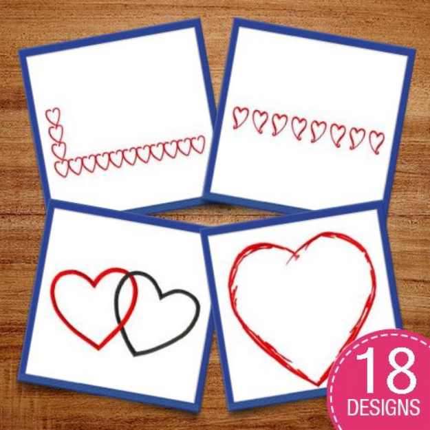 Picture of A Day For Love Embroidery Design Pack