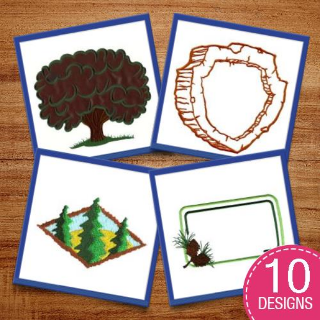 Picture of The Great Outdoors Embroidery Design Pack