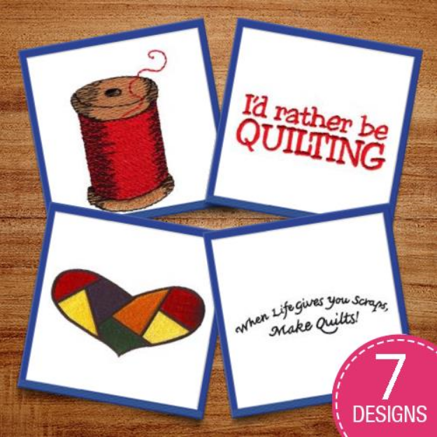 Picture of Quilting Passion Embroidery Design Pack