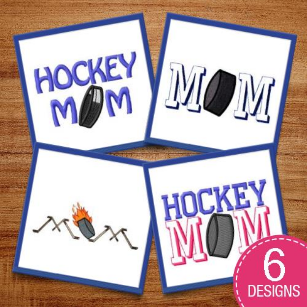 Picture of Hockey Supporters Embroidery Design Pack