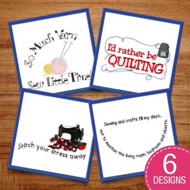 Picture of Sewing & Quilting Love Embroidery Design Pack