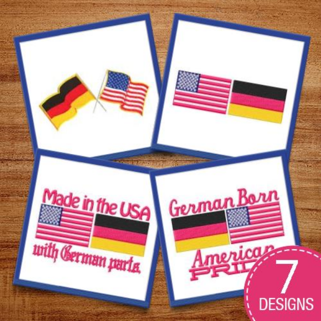 Picture of Proud German Heritage Embroidery Design Pack