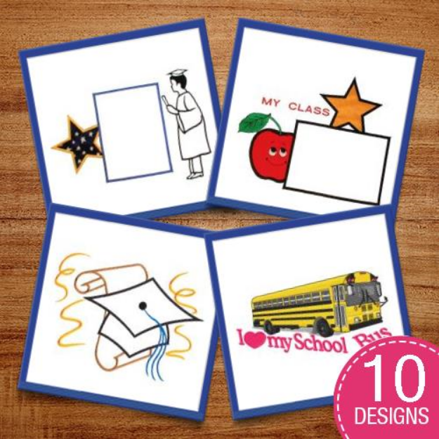 Picture of Teach The Children Embroidery Design Pack