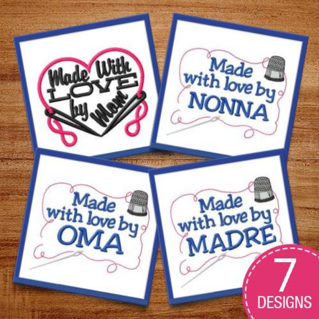 Picture of Sewing Labels Embroidery Design Pack