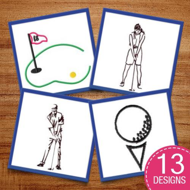 Picture of iGolf, Do You? Embroidery Design Pack