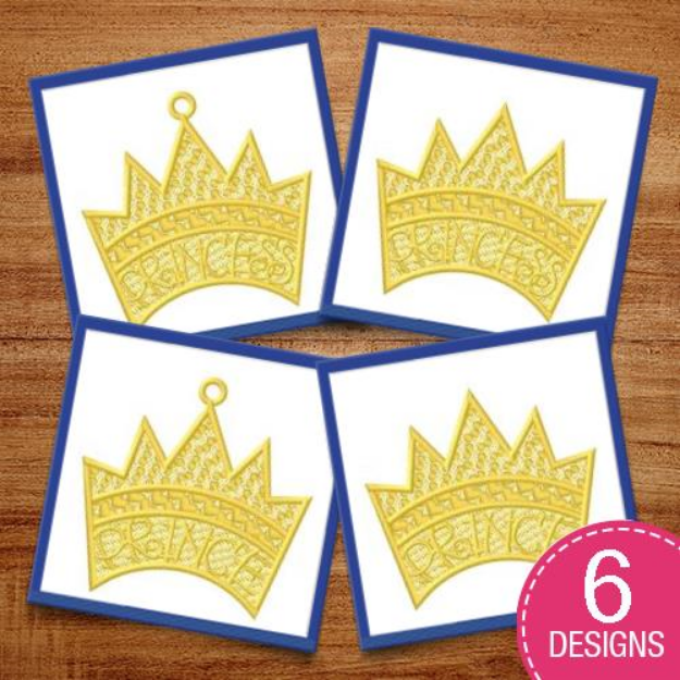 Picture of FSL Crowns Embroidery Design Pack