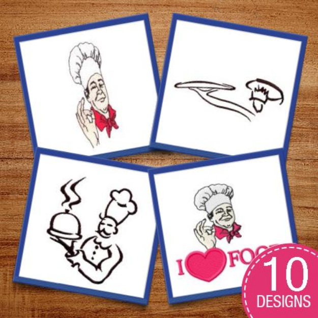 Picture of Food Frenzy Embroidery Design Pack