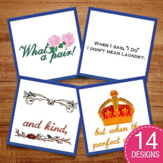 Picture of Say I Do! Embroidery Design Pack