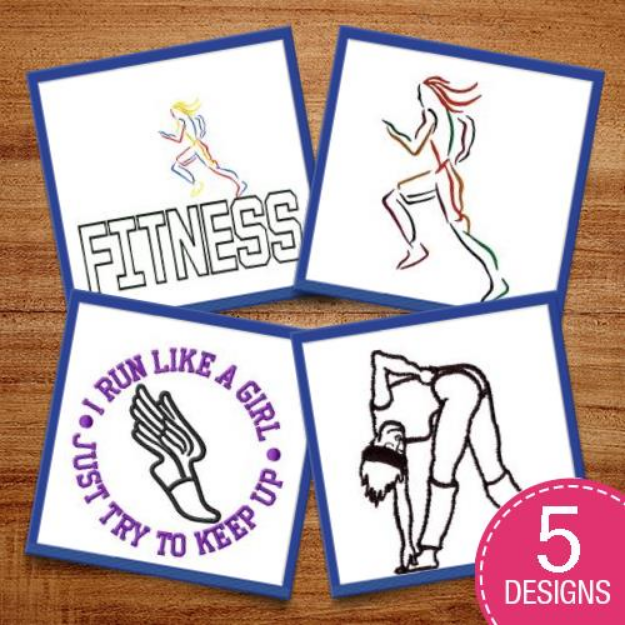Picture of Get In Shape! Embroidery Design Pack