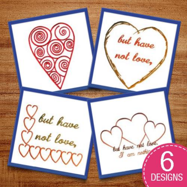 Picture of Lovely Heart Designs Embroidery Design Pack