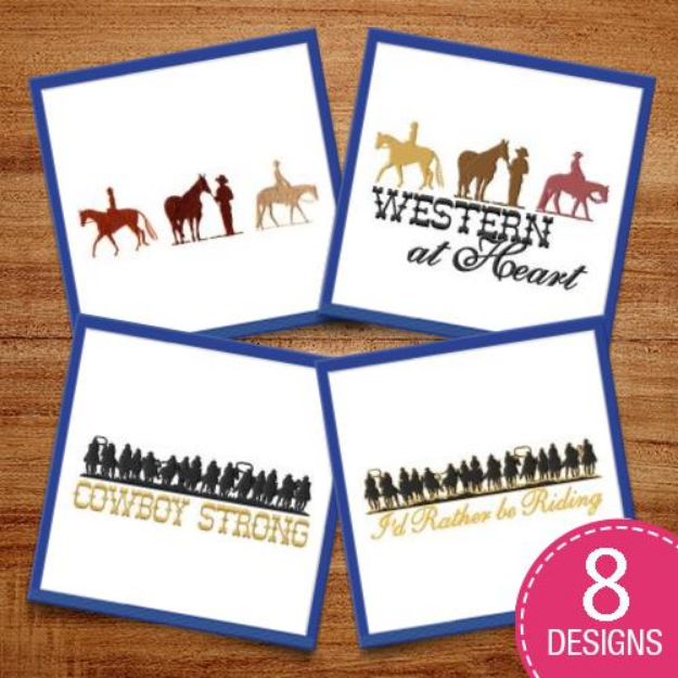 Picture of Western At Heart Embroidery Design Pack