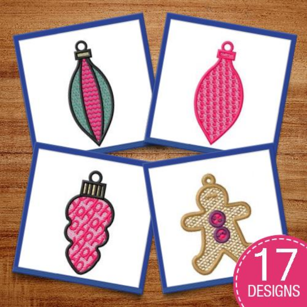 Picture of Ornaments For Every Tree Embroidery Design Pack