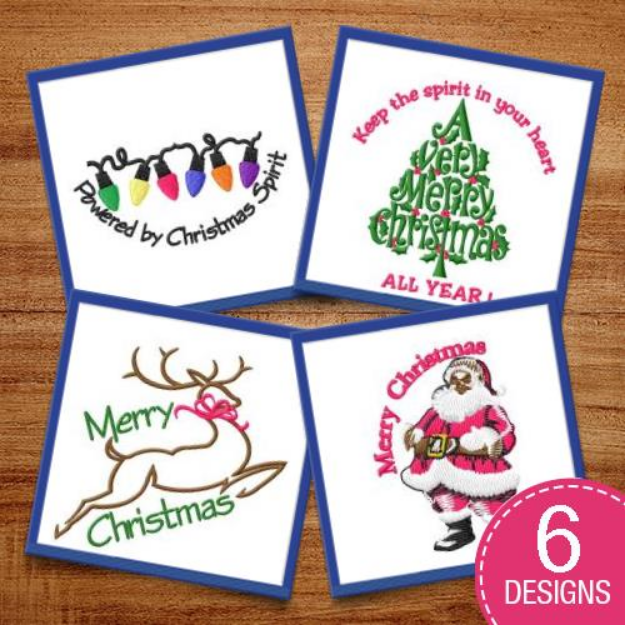 Picture of Christmas Joy To Spread Embroidery Design Pack