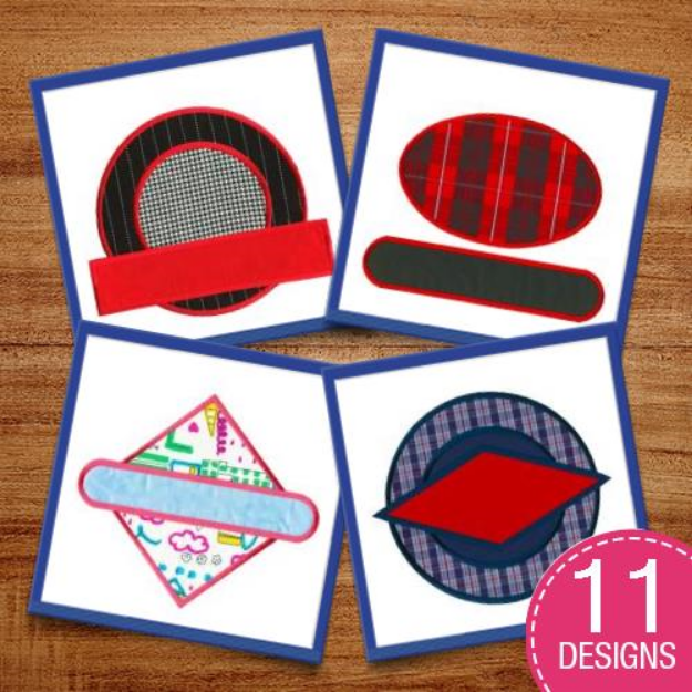 Picture of Applique Decorations Embroidery Design Pack