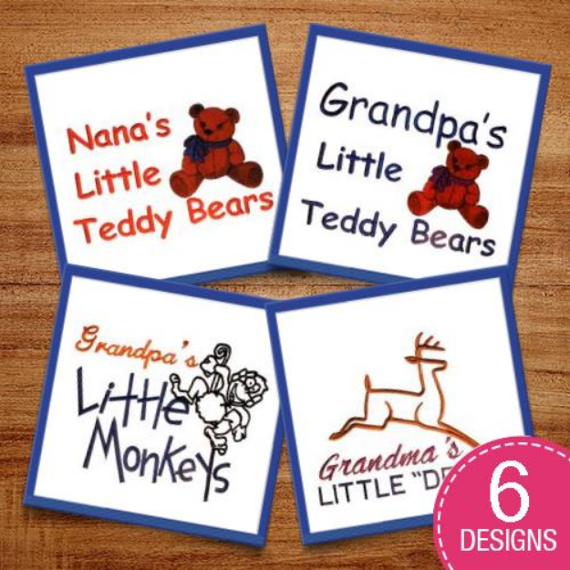 Picture of Grandchildren Are Loved Embroidery Design Pack