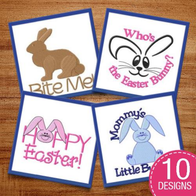 Picture of Funny Easter Caption Embroidery Design Pack