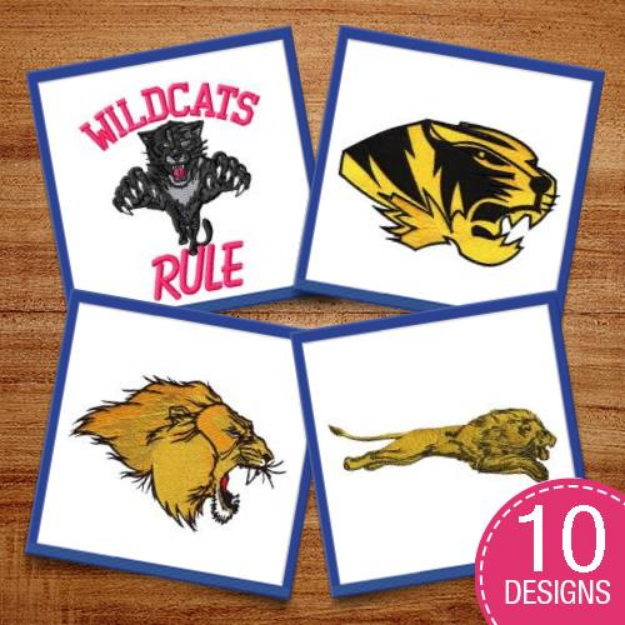 Picture of Wildcat Pride! Embroidery Design Pack