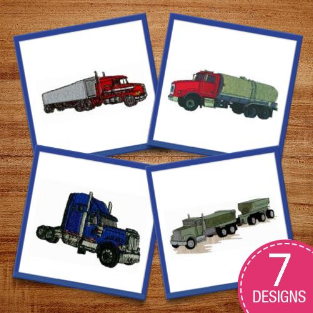 Picture of 18 - Wheelers Embroidery Design Pack
