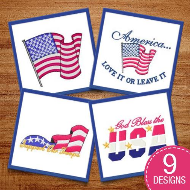 Picture of Give Me Liberty Embroidery Design Pack