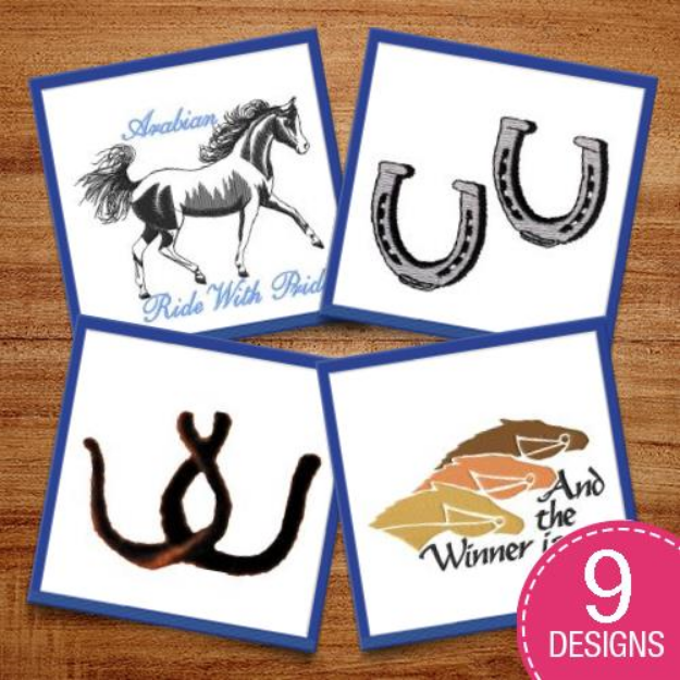 Picture of Hold Your Horses! Embroidery Design Pack