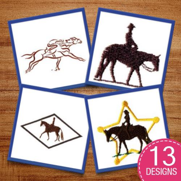 Picture of Horses Rule! Embroidery Design Pack