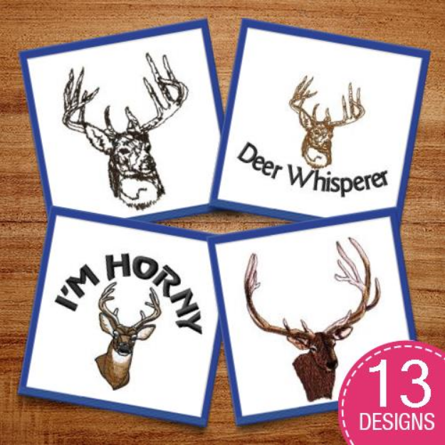 Picture of Deer Whisperer Embroidery Design Pack